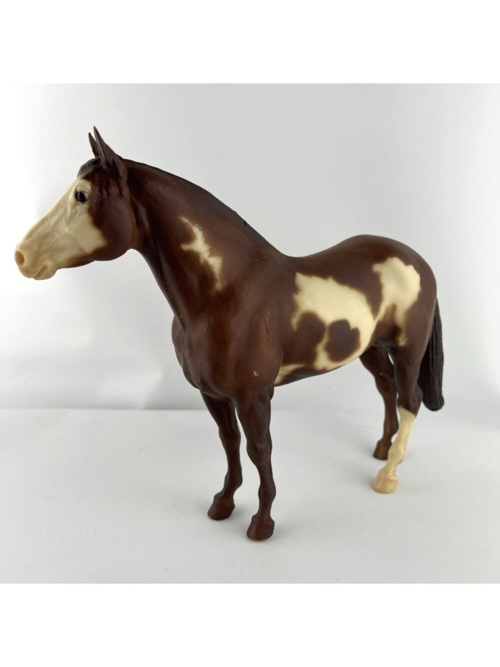Vintage Traditional Breyer #51 Chestnut Paint "Yellow Mount" Famous Paint Horse